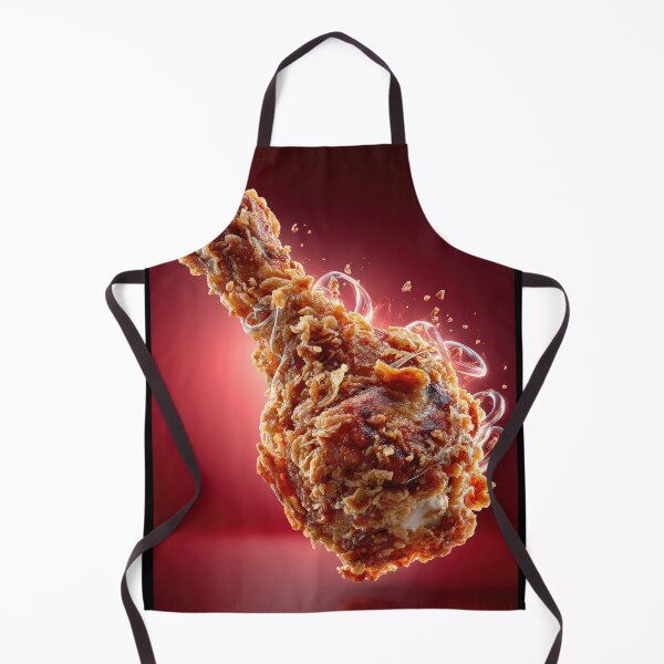 Item preview, Golden Crispy Fried Chicken Drumstick | Crunchy Food Art | Crispy Comfort Food Illustration designed and sold by Grafititee.
