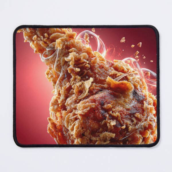 Item preview, Golden Crispy Fried Chicken Drumstick | Crunchy Food Art | Crispy Comfort Food Illustration designed and sold by Grafititee.