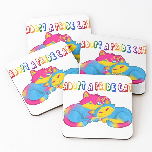 Item preview, Adopt A Pride Cat — Pansexual designed and sold by HistoryHounds.