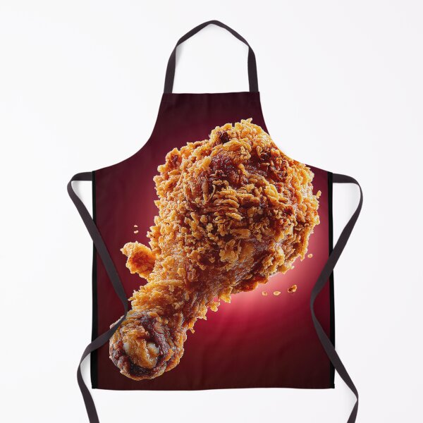 Item preview, Golden Crispy Fried Chicken Drumstick | Crunchy Food Art | Crispy Comfort Food Illustration designed and sold by Grafititee.