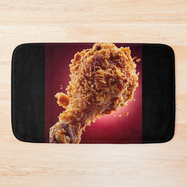 Item preview, Golden Crispy Fried Chicken Drumstick | Crunchy Food Art | Crispy Comfort Food Illustration designed and sold by Grafititee.