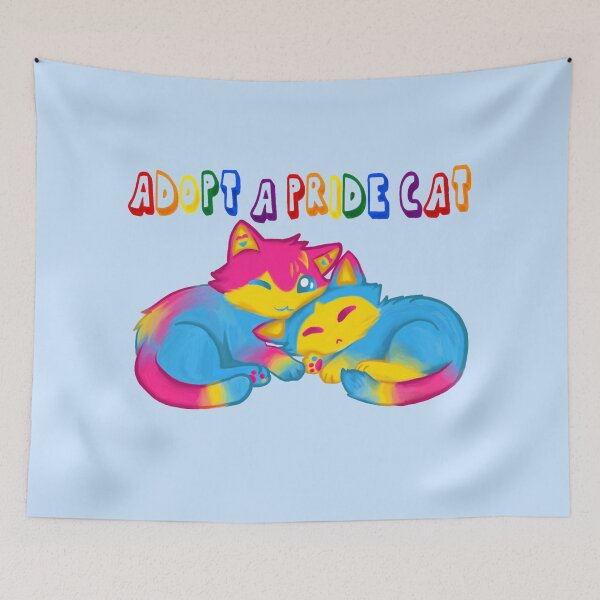 Item preview, Adopt A Pride Cat — Pansexual designed and sold by HistoryHounds.