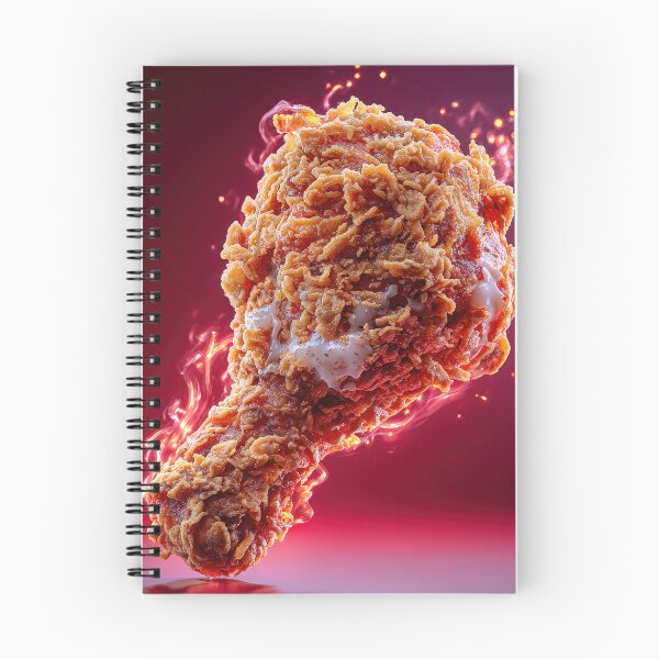 Item preview, Golden Crispy Fried Chicken Drumstick | Crunchy Food Art | Crispy Comfort Food Illustration designed and sold by Grafititee.