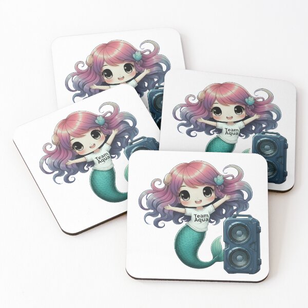 Item preview, Mermaid Team Aqua – Water Workout Graphic designed and sold by Halbeskilo.