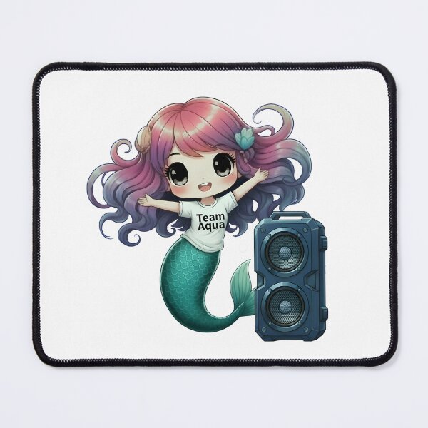 Item preview, Mermaid Team Aqua – Water Workout Graphic designed and sold by Halbeskilo.