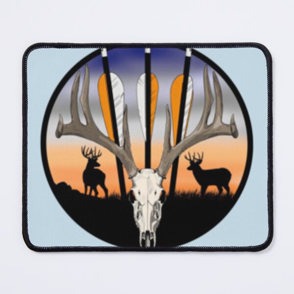 Item preview, Deer Antler Skull Archery designed and sold by GreenFluffBun.