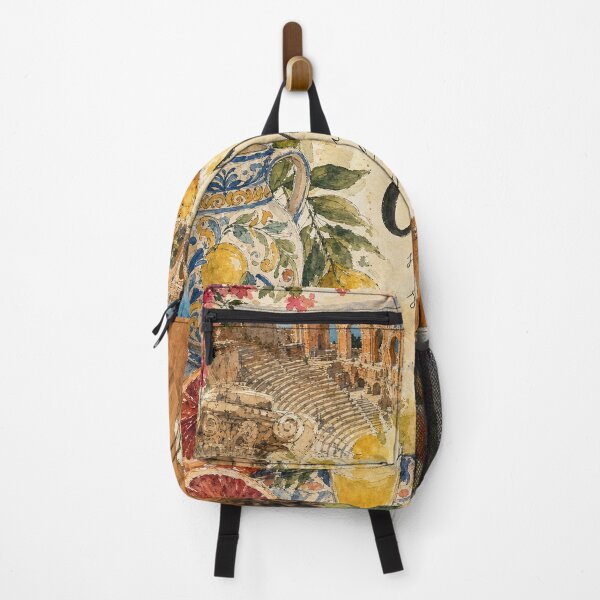 Item preview, Cin Cin - Taormina Italy Painted Watercolor Illustration designed and sold by VisualArtsOasis.