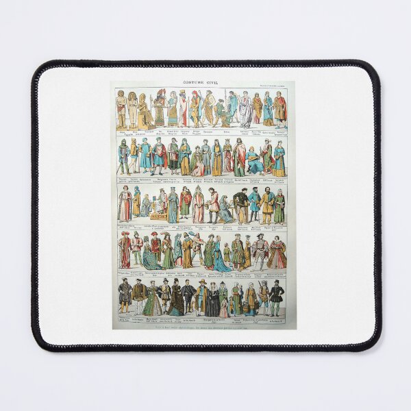 Item preview, Vintage Historical Costumes Fashion Through Ages Chart designed and sold by TeeARTHY.