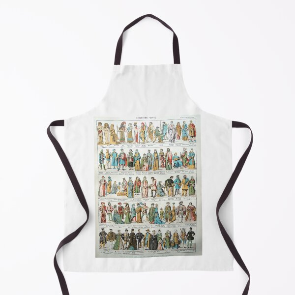 Item preview, Vintage Historical Costumes Fashion Through Ages Chart designed and sold by TeeARTHY.