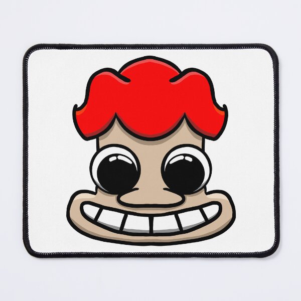 Item preview, Funny Troll Face Red Hair – Meme Sticker Art designed and sold by davidmalec.