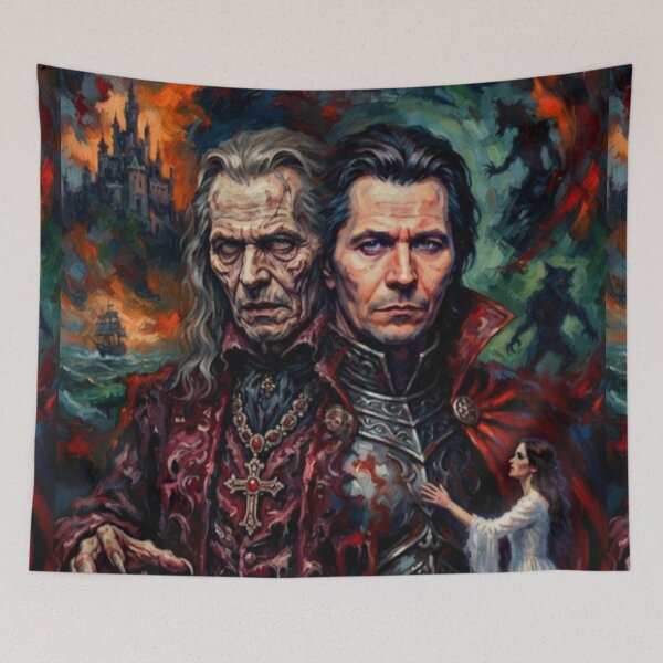 Item preview, Bram Stoker's Dracula Gothic Horror Fine Art Tribute designed and sold by Art's Diner.