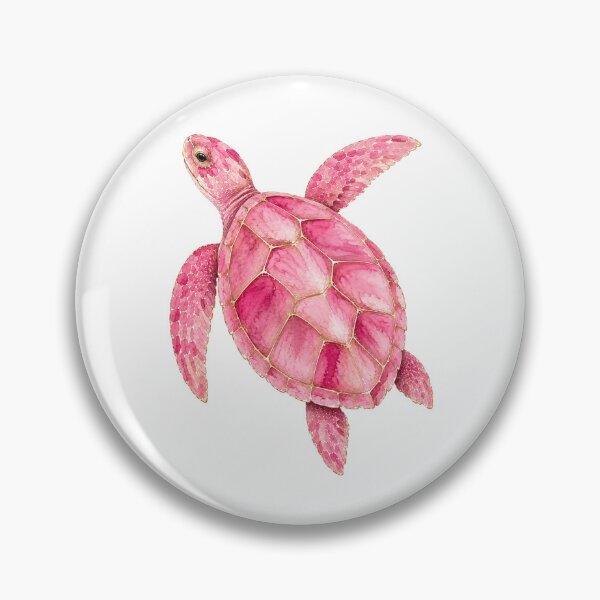 Item preview, Blush Pink Sea Turtle with Gold Accents designed and sold by SOUFIANE1991.
