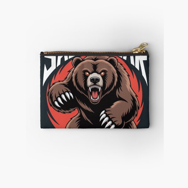 Item preview, Sabre Bear Aggressive Grizzly Retro Mascot Design designed and sold by CallanRooke10.