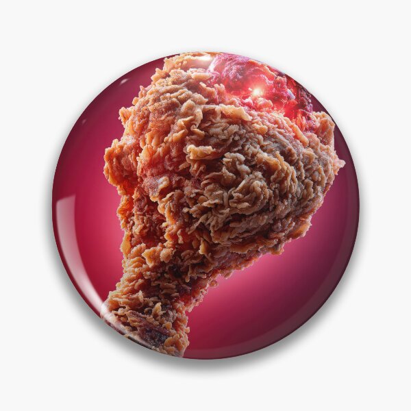 Item preview, Golden Crispy Fried Chicken Drumstick | Crunchy Food Art | Crispy Comfort Food Illustration designed and sold by Grafititee.