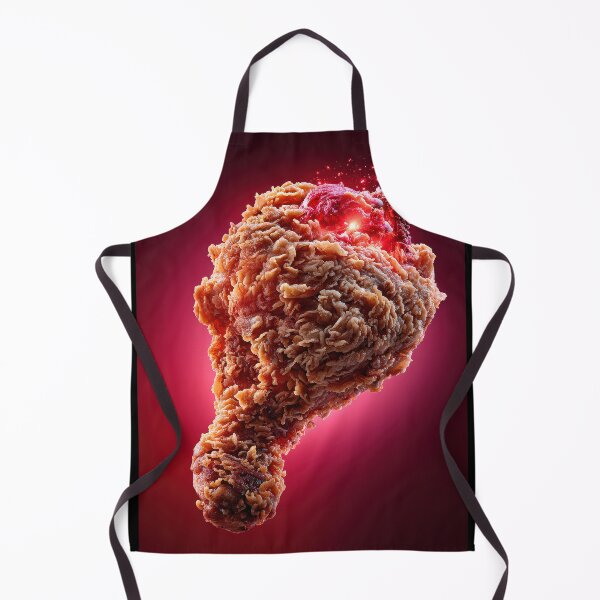 Item preview, Golden Crispy Fried Chicken Drumstick | Crunchy Food Art | Crispy Comfort Food Illustration designed and sold by Grafititee.