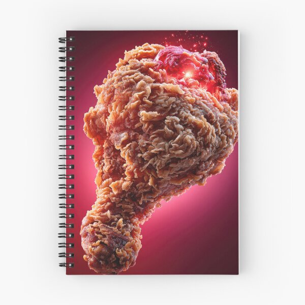 Item preview, Golden Crispy Fried Chicken Drumstick | Crunchy Food Art | Crispy Comfort Food Illustration designed and sold by Grafititee.