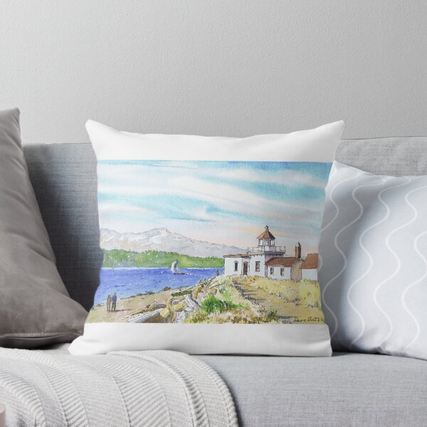 Item preview, Discovery Park Lighthouse, Seattle designed and sold by Dave Baab watercolors.
