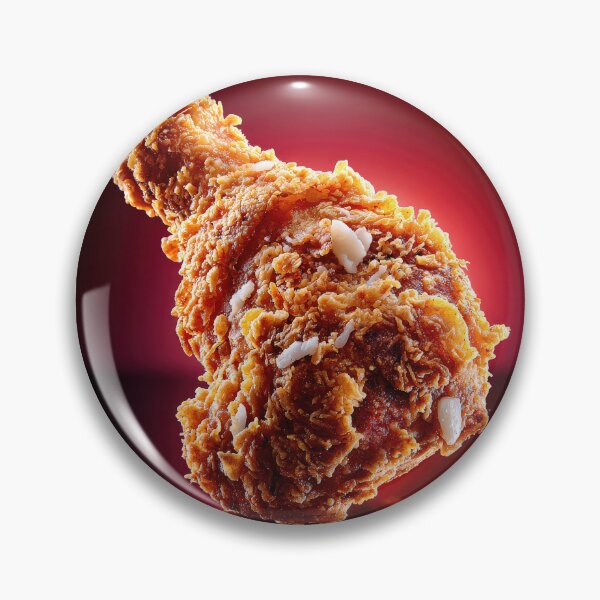 Item preview, Golden Crispy Fried Chicken Drumstick | Crunchy Food Art | Crispy Comfort Food Illustration designed and sold by Grafititee.