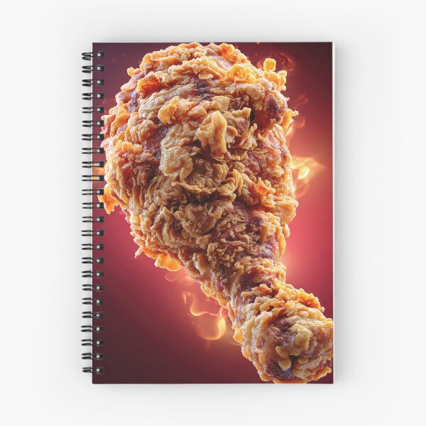 Item preview, Golden Crispy Fried Chicken Drumstick | Crunchy Food Art | Crispy Comfort Food Illustration designed and sold by Grafititee.