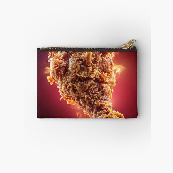 Item preview, Golden Crispy Fried Chicken Drumstick | Crunchy Food Art | Crispy Comfort Food Illustration designed and sold by Grafititee.