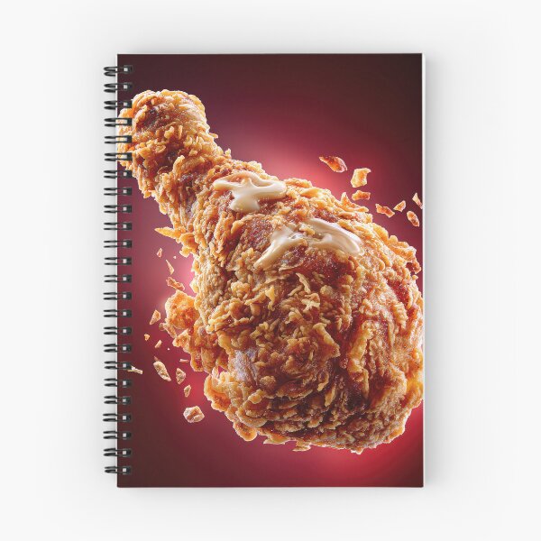 Item preview, Golden Crispy Fried Chicken Drumstick | Crunchy Food Art | Crispy Comfort Food Illustration designed and sold by Grafititee.