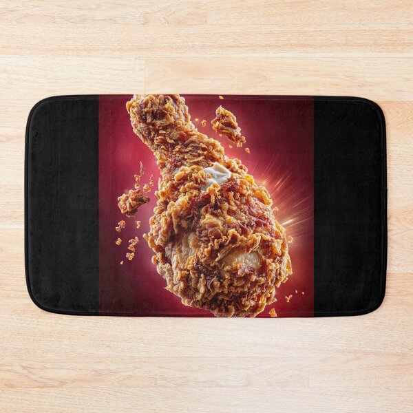 Item preview, Golden Crispy Fried Chicken Drumstick | Crunchy Food Art | Crispy Comfort Food Illustration designed and sold by Grafititee.