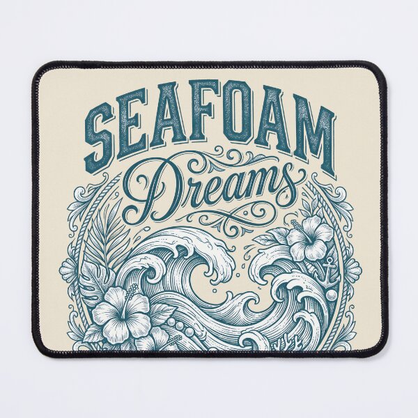 Item preview, Seafoam Dreams – Coastal Cowgirl Floral Ocean Design designed and sold by Sea Gem.