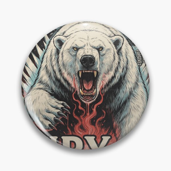 Item preview, Frozen Fury Arctic Nightmare Roaring Polar Bear Design designed and sold by CallanRooke10.