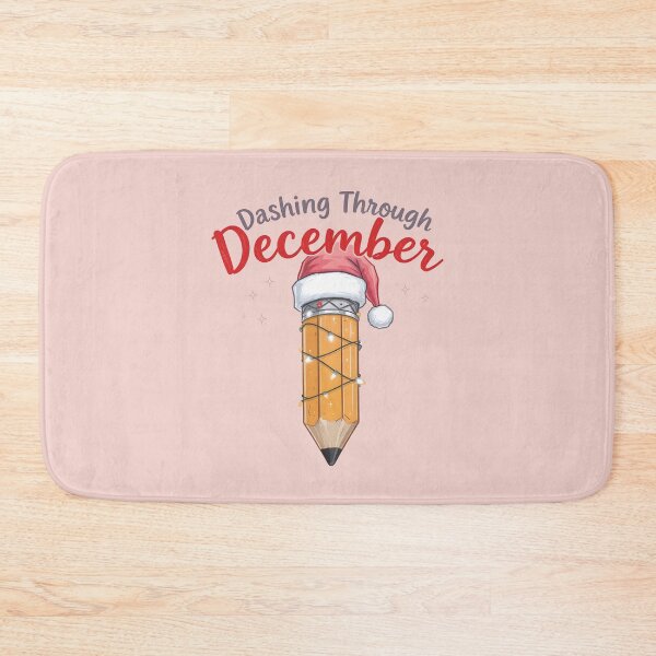 Item preview, Dashing Through December Christmas Teacher Pencil Shirt designed and sold by Raw Tigers.