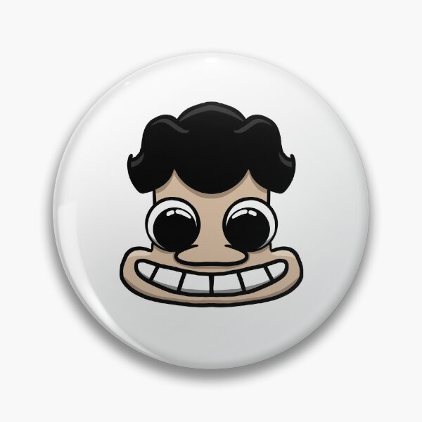 Item preview, Funny Troll Face Black Hair – Meme Sticker Art designed and sold by davidmalec.