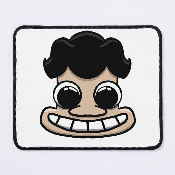 Item preview, Funny Troll Face Black Hair – Meme Sticker Art designed and sold by davidmalec.