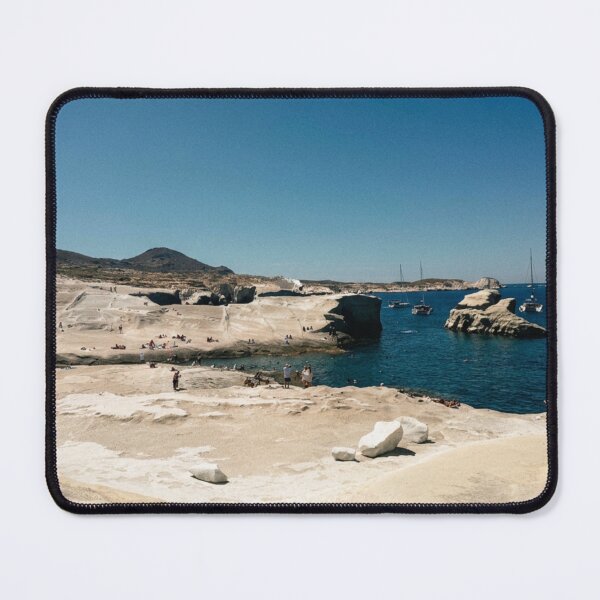 Item preview, Sarakiniko Beach Milos Greece Art Print designed and sold by DiscoDigitals.