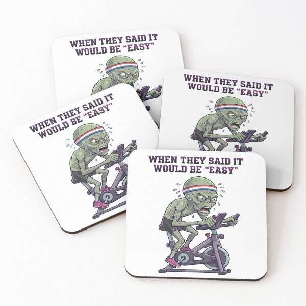 Item preview, Alien Spin Class Struggle - Funny Sweaty Workout T-Shirt designed and sold by NexxaStoree.