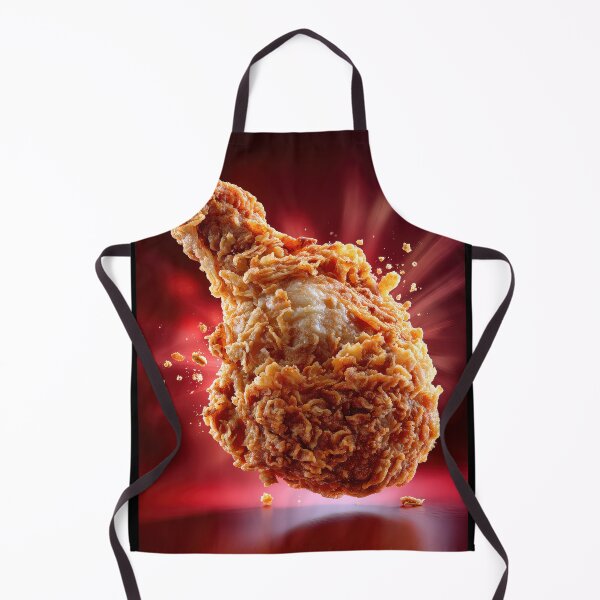 Item preview, Golden Crispy Fried Chicken Drumstick | Crunchy Food Art | Crispy Comfort Food Illustration designed and sold by Grafititee.