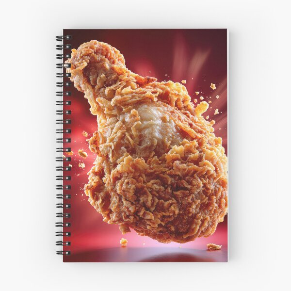 Item preview, Golden Crispy Fried Chicken Drumstick | Crunchy Food Art | Crispy Comfort Food Illustration designed and sold by Grafititee.