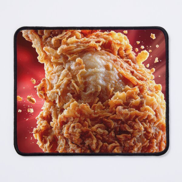 Item preview, Golden Crispy Fried Chicken Drumstick | Crunchy Food Art | Crispy Comfort Food Illustration designed and sold by Grafititee.