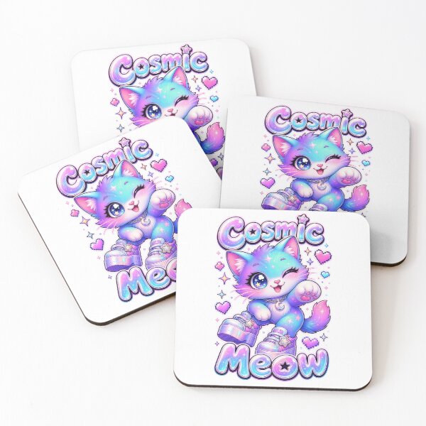 Item preview, Cosmic Meow Kitty designed and sold by Kitty-and-Cat.
