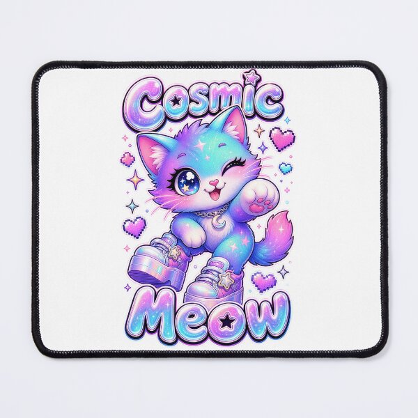 Item preview, Cosmic Meow Kitty designed and sold by Kitty-and-Cat.