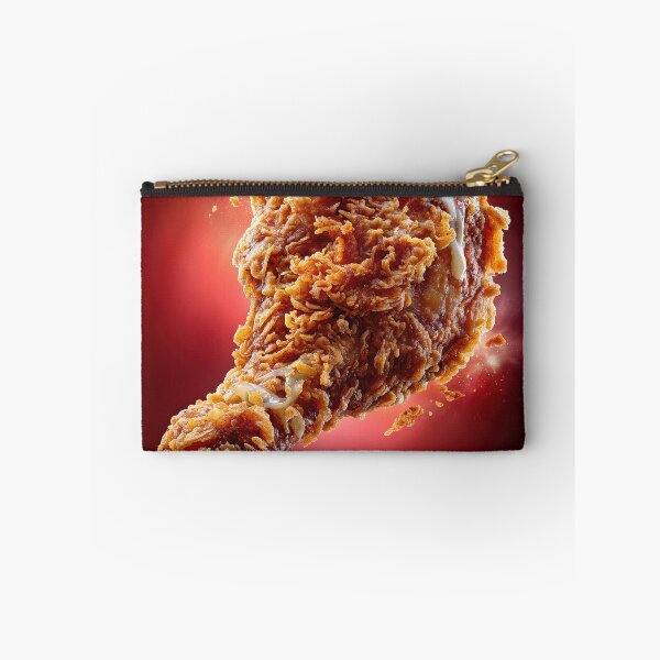 Item preview, Golden Crispy Fried Chicken Drumstick | Crunchy Food Art | Crispy Comfort Food Illustration designed and sold by Grafititee.