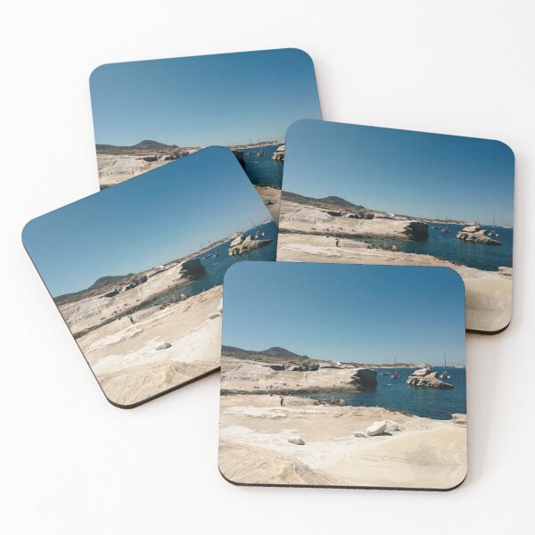 Item preview, Sarakiniko Beach Milos Greece Art Print designed and sold by DiscoDigitals.