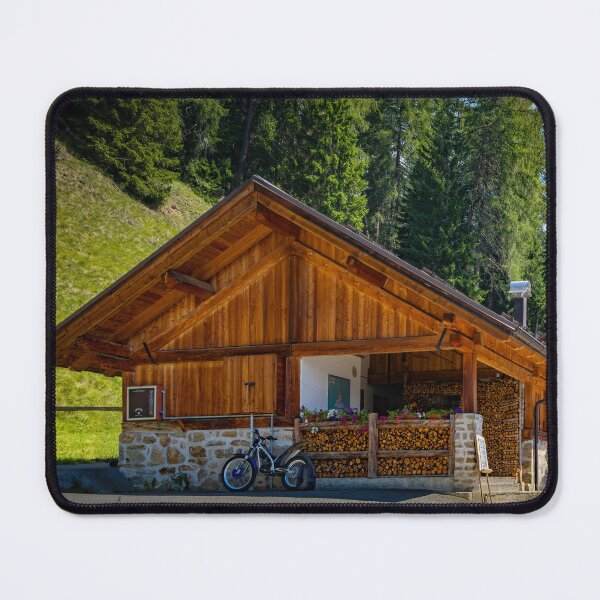 Item preview, The Woodcutter's Alpine Sanctuary designed and sold by Viv Thompson Photography .