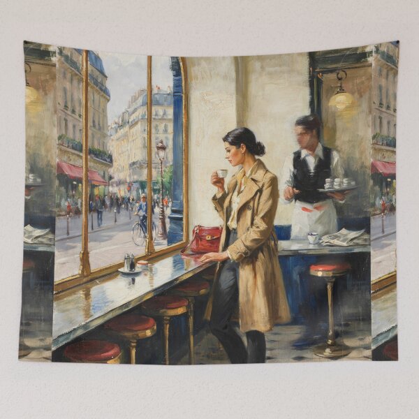 Item preview, French Café Art Poster . Art By Carraann designed and sold by CARRAANN.