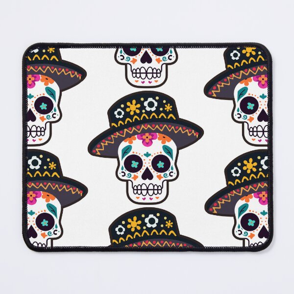 Item preview, Sombrero Sugar Skull | Mexican Calavera Floral Folk Art Day of the Dead Design designed and sold by Ecocrushstudio.