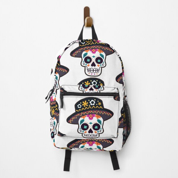 Item preview, Sombrero Sugar Skull | Mexican Calavera Floral Folk Art Day of the Dead Design designed and sold by Ecocrushstudio.