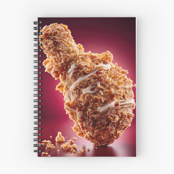 Item preview, Golden Crispy Fried Chicken Drumstick | Crunchy Food Art | Crispy Comfort Food Illustration designed and sold by Grafititee.