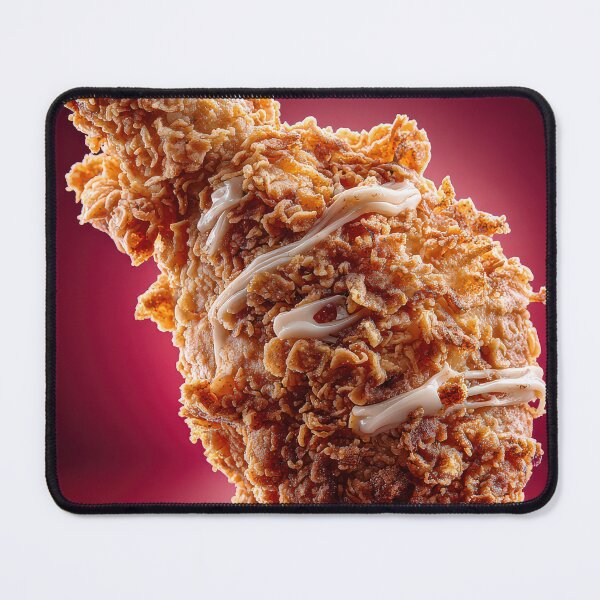 Item preview, Golden Crispy Fried Chicken Drumstick | Crunchy Food Art | Crispy Comfort Food Illustration designed and sold by Grafititee.
