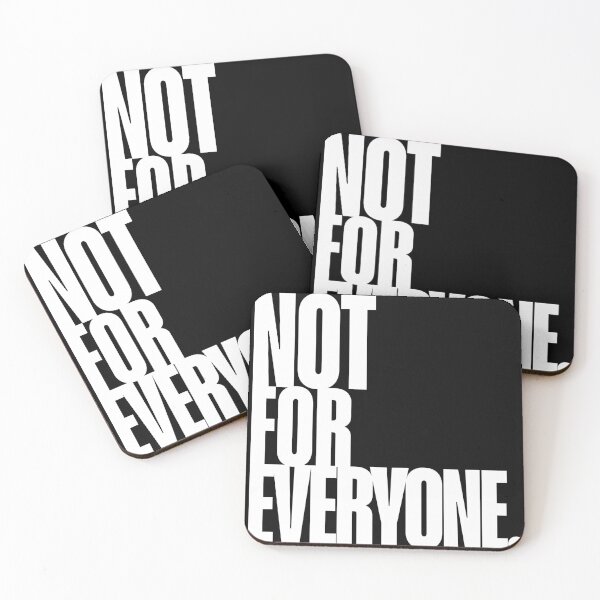 Item preview, Not for everyone – Bold Statement Quote Art designed and sold by Magic Love Art Print.