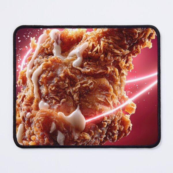 Item preview, Golden Crispy Fried Chicken Drumstick | Crunchy Food Art | Crispy Comfort Food Illustration designed and sold by Grafititee.