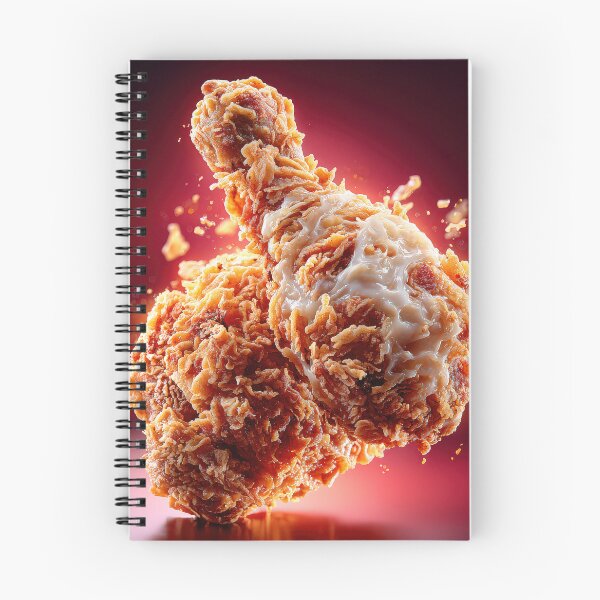 Item preview, Golden Crispy Fried Chicken Drumstick | Crunchy Food Art | Crispy Comfort Food Illustration designed and sold by Grafititee.