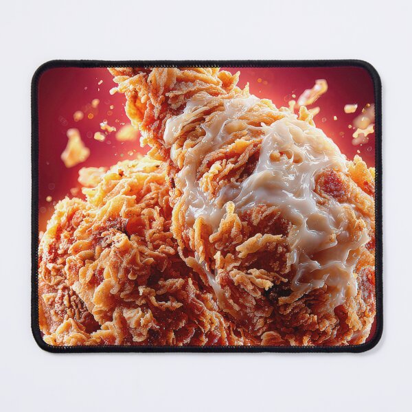 Item preview, Golden Crispy Fried Chicken Drumstick | Crunchy Food Art | Crispy Comfort Food Illustration designed and sold by Grafititee.